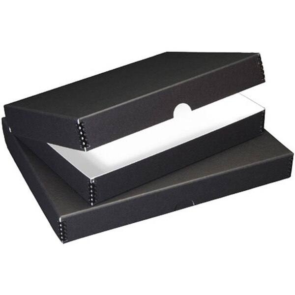 Black Archival Clamshell Storage Bo